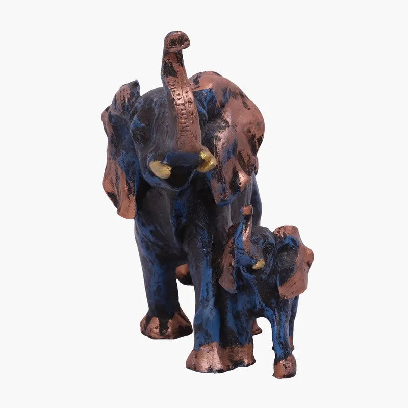 Nurturing Giants Elephant Polyresin Showpiece media 5