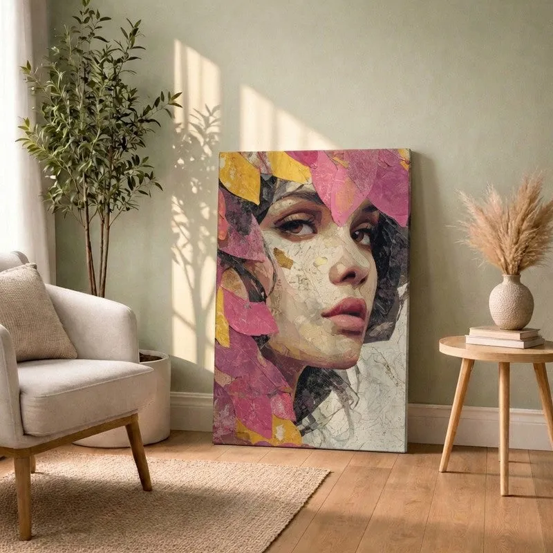 Abstract Muse Portrait Canvas Wall Art media 1