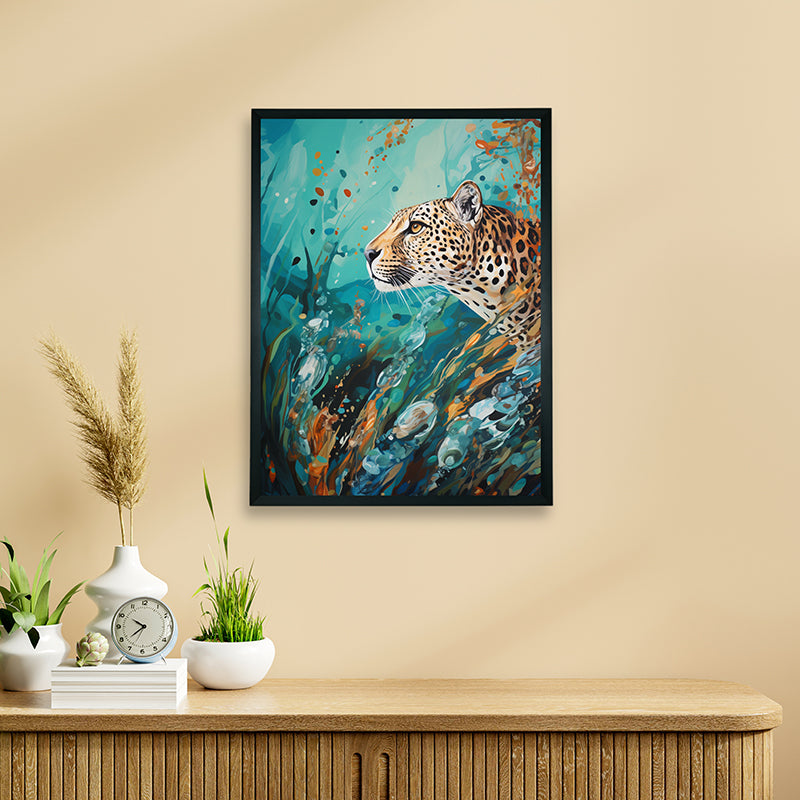 Leopard Lace Canvas Wall Art