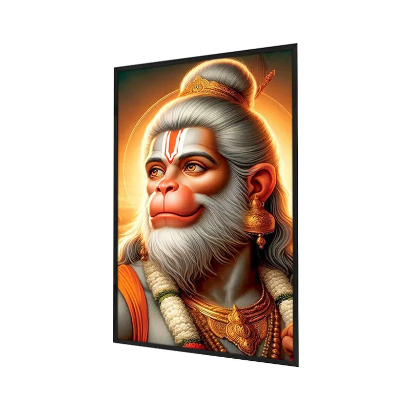 The Divine Warrior Wall Painting With Frame media 3
