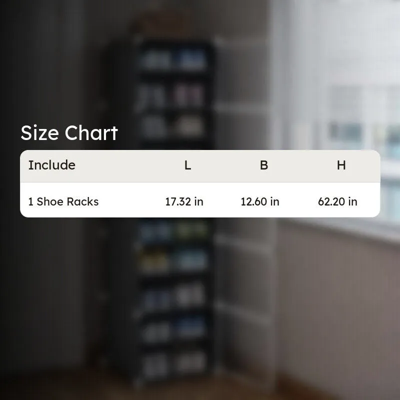 SlimWay Grey Plastic & Metal Shoe Racks - 5