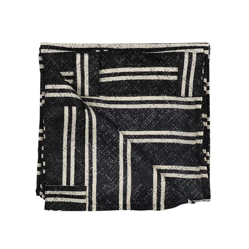Stripe Story Curtain - Black media 7