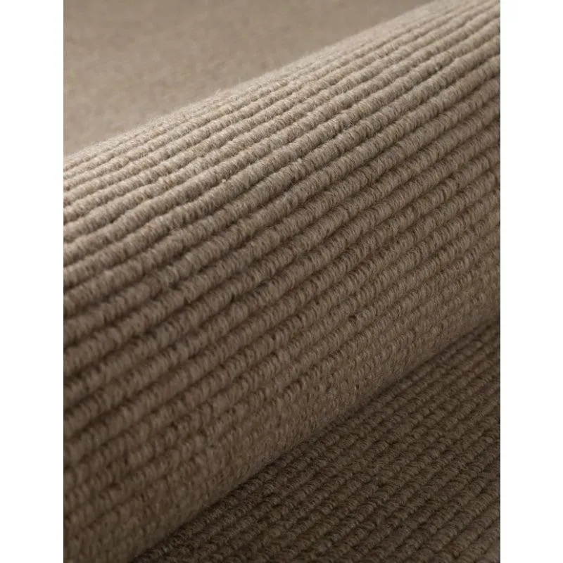 Ethereal Hand Loomed Wool Rug - Taupe media 6
