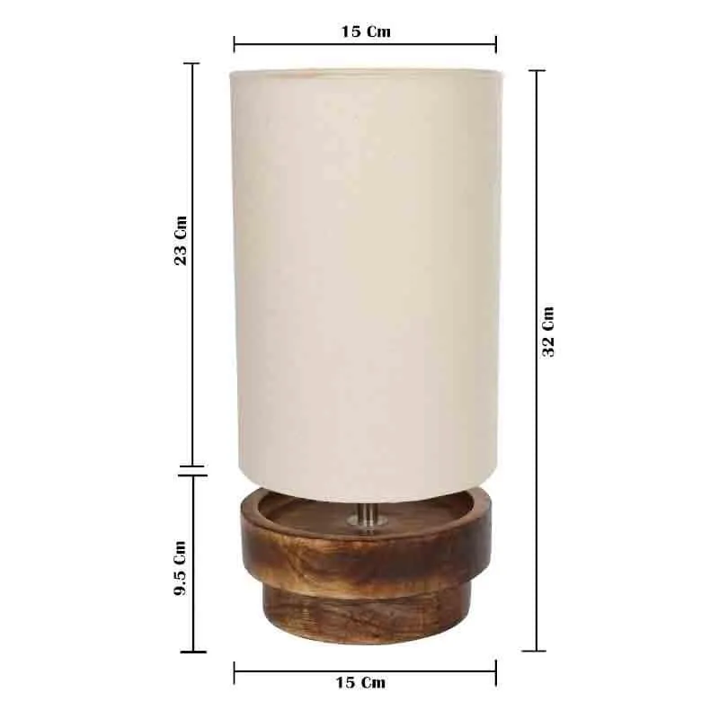 Retrospection Fabric Table Lamp - Brown,Beige media 6