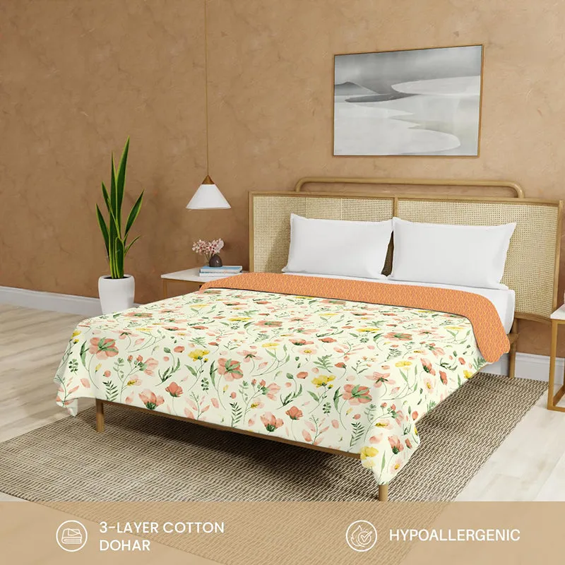 Urban Space Meadows Buttercream Reversible Dohar media 6