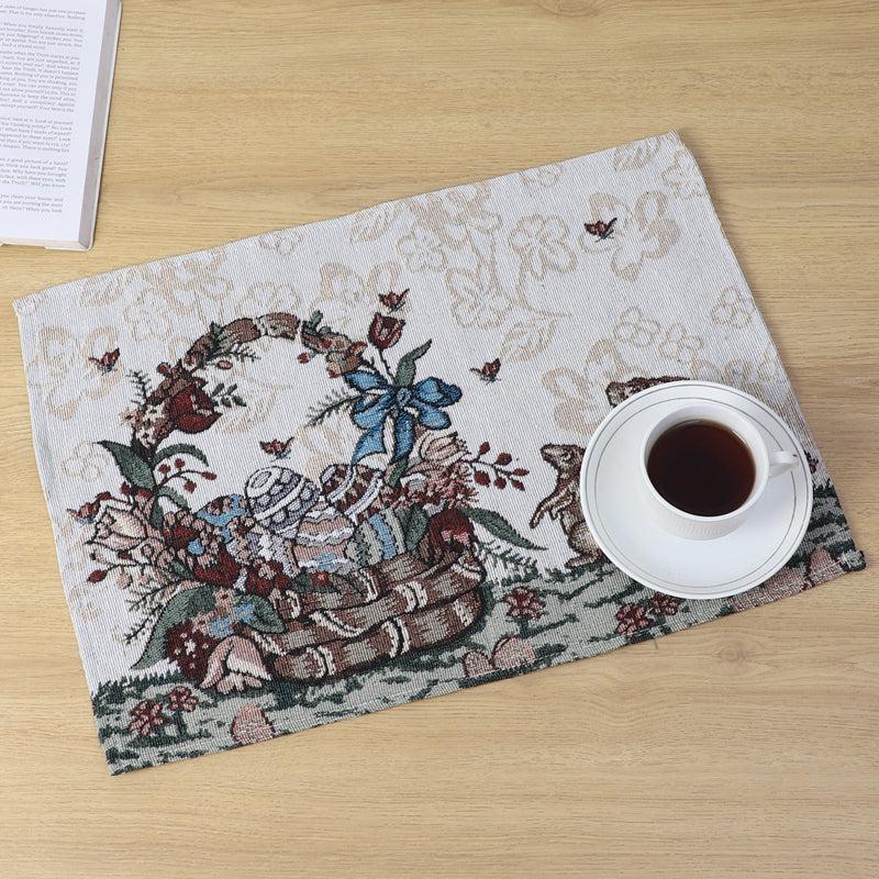 Bunny Basket Table Runner & Placemat - Seven Piece Set media 3