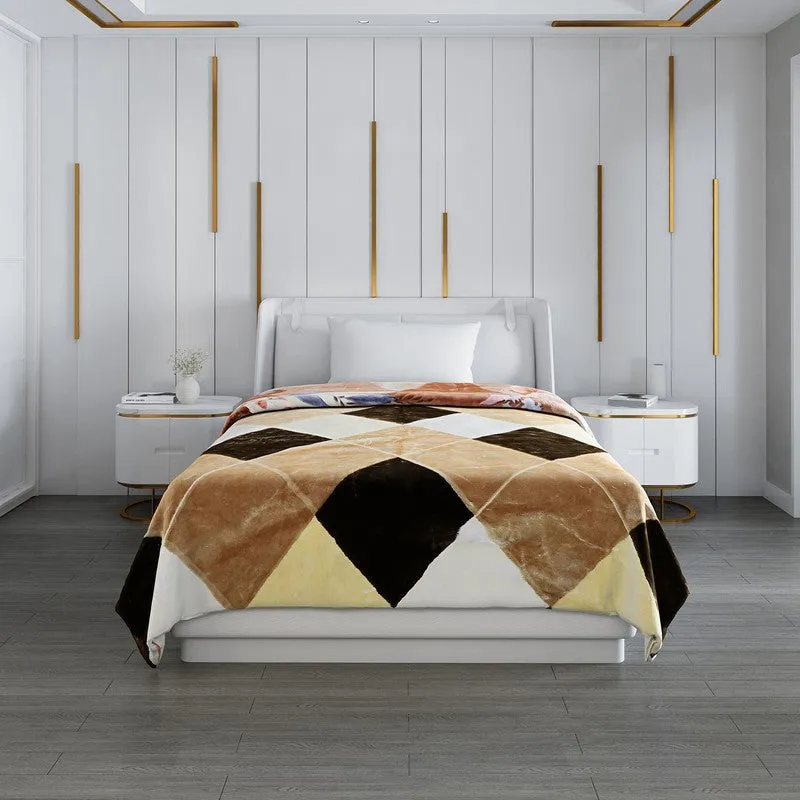 Monte Carlo Autumn Glow Blanket - 850 GSM media 4
