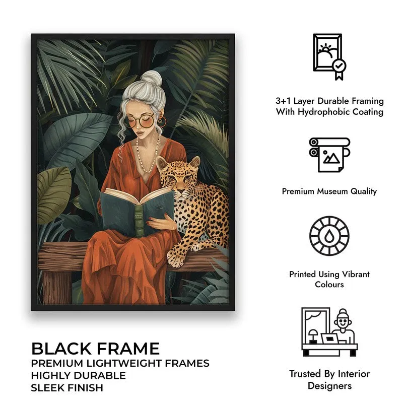 Forest Folio Canvas Wall Painting - Black Frame media 9