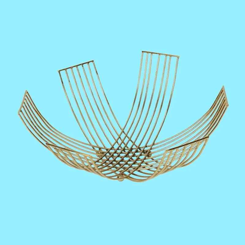 Retta Fruit Bowl - Gold media 1