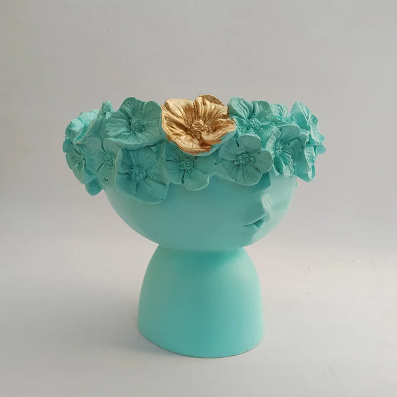 Skyla Florenta Vase - Aqua Blue media 3