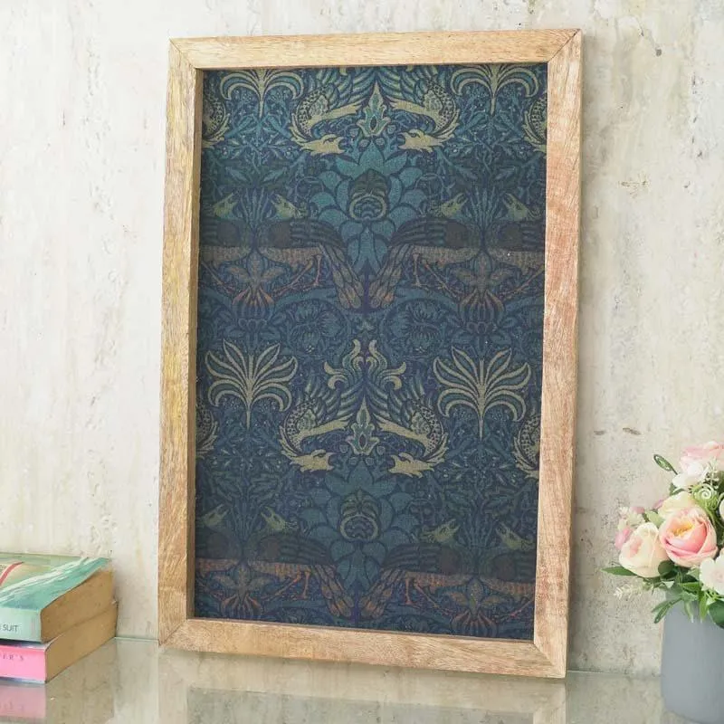 Peacock & Dragon Textile Canvas Painting media 3