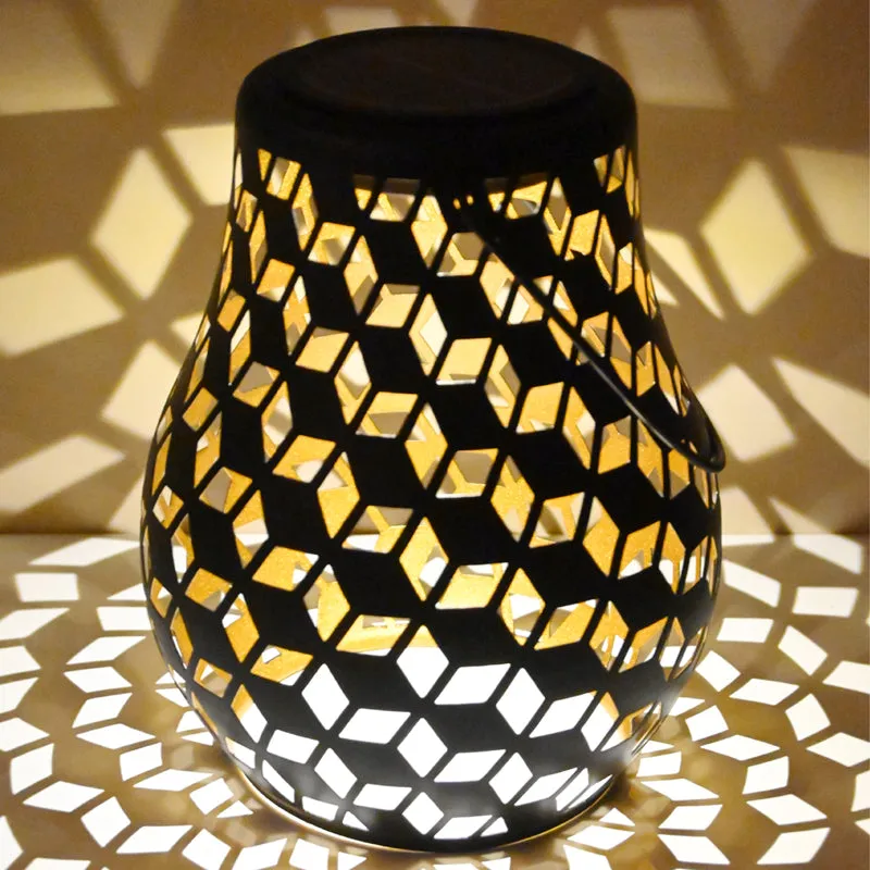 Layona Solar Metal Table Lamp - Black media 1