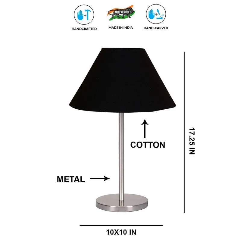 Noctra Edge Glow Metal Table Lamp - Black media 8