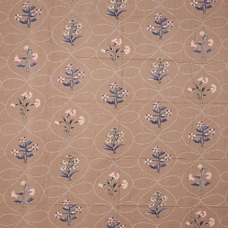 Jitika Printed Cotton Bedsheet (Brown) - 180 TC media 4