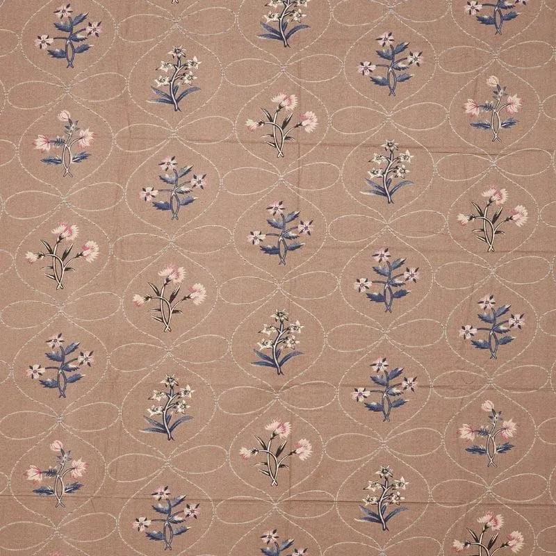 Jitika Printed Cotton Bedsheet (Brown) - 180 TC media 4