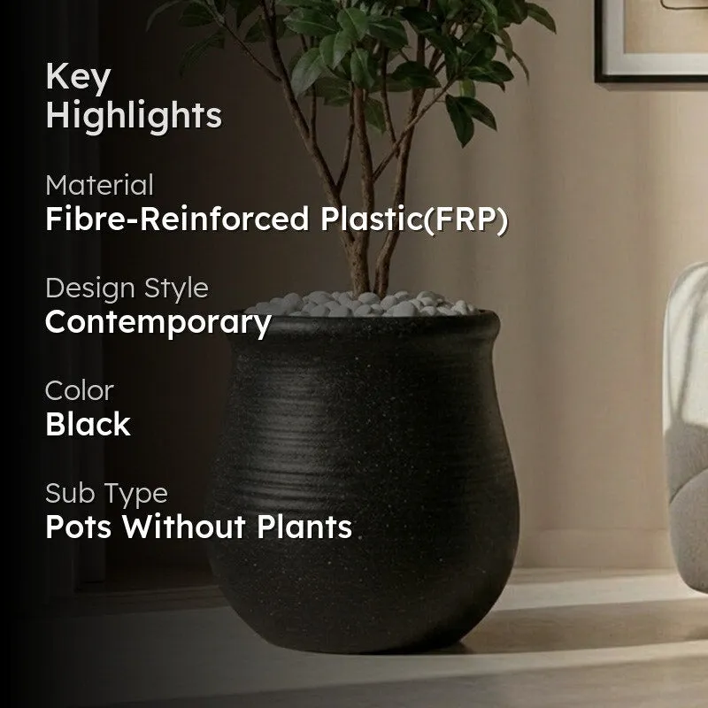 Dunora Floor Planter - Black media 2