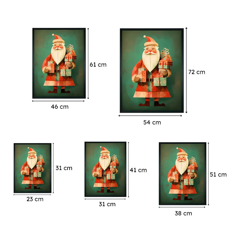 Santa Surprise Canvas Wall Art media 8