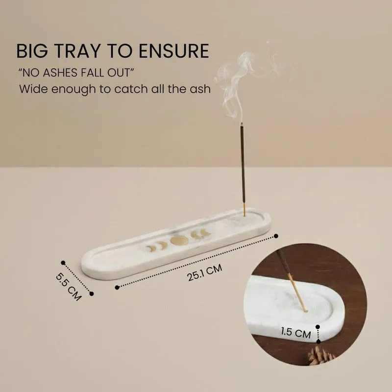 Varishta Marble Incense Holder media 7