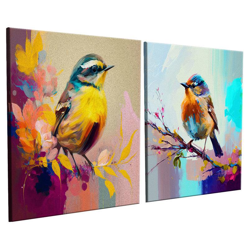 Peppermint Chirp Wall Art - Set Of Two media 3