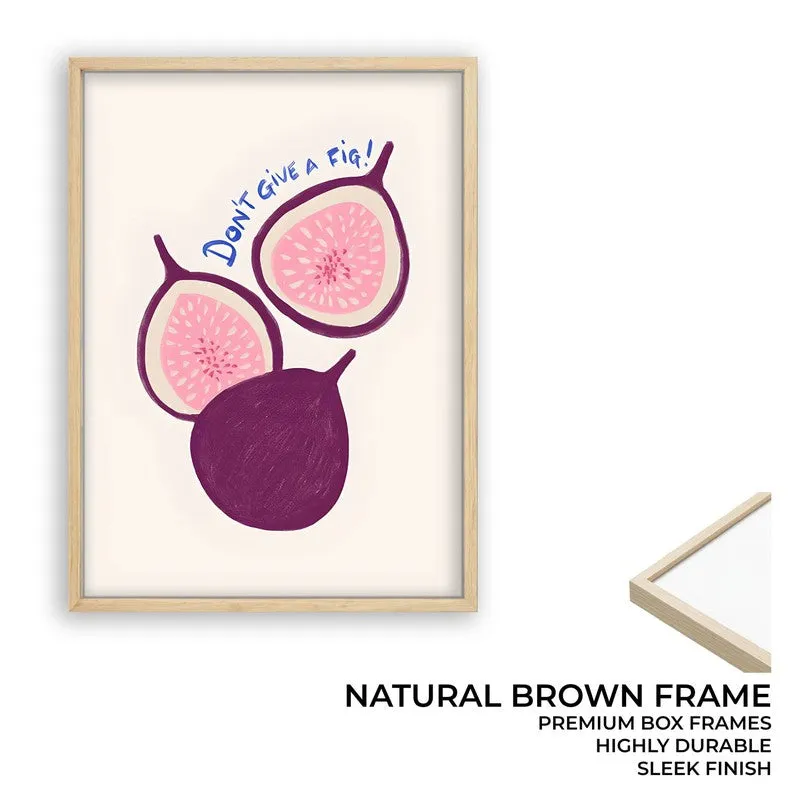 Fresh Fig Archival Canvas Wall Art - Brown media 8