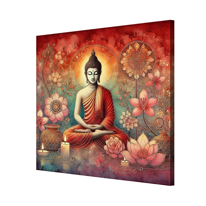 Siddhartha Gautama Wall Painting media 5