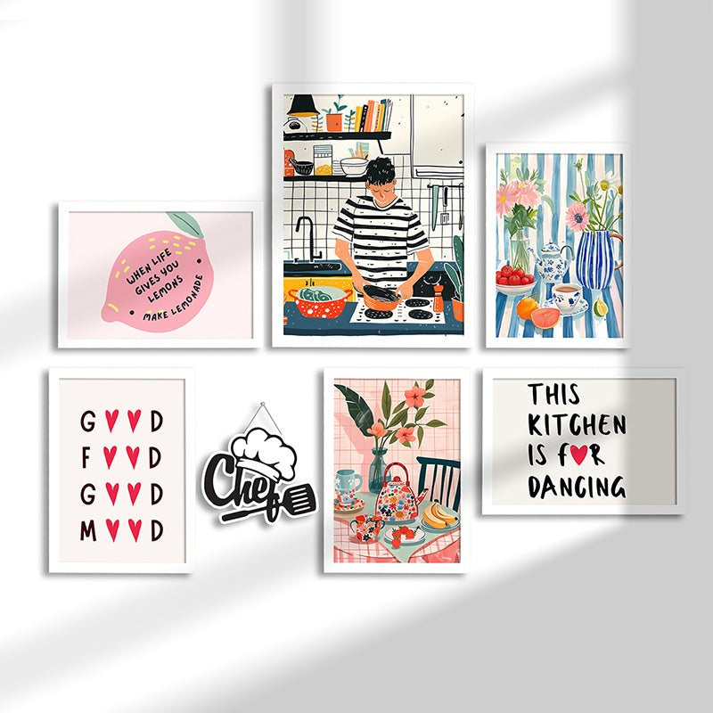 Foodie Comics Wall Art - Set Of Seven media 3