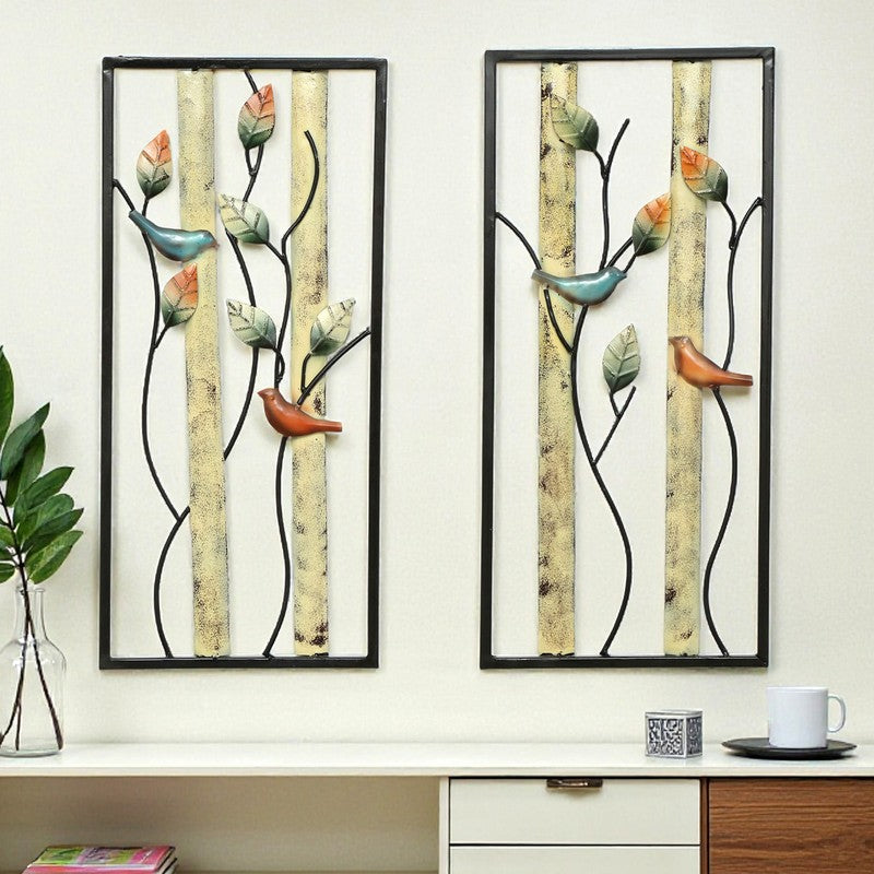 Birch Grove Serenade Metal Wall Accent - Set Of Two