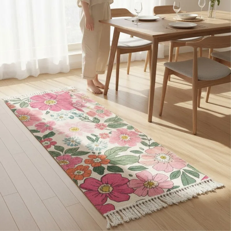 Vintage Rose Runner Rug media 1