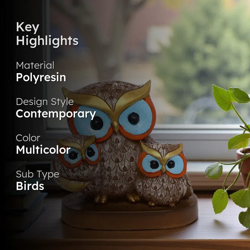 Owl Nightkeepers Polyresin Showpiece media 2