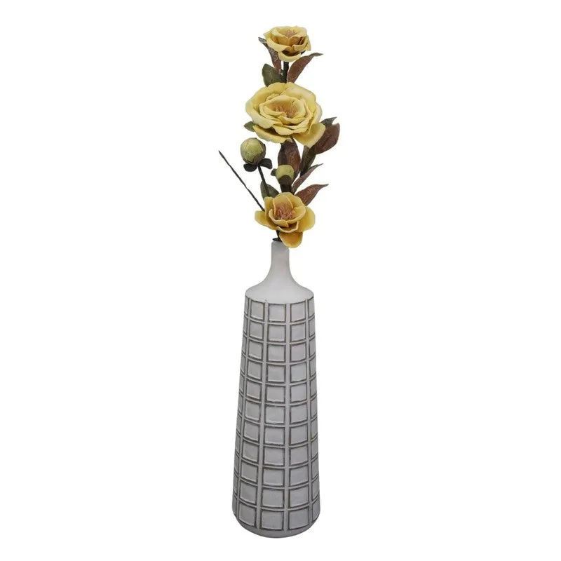 Magnolia Bloom Crafted Artificial Flower - Yellow media 6