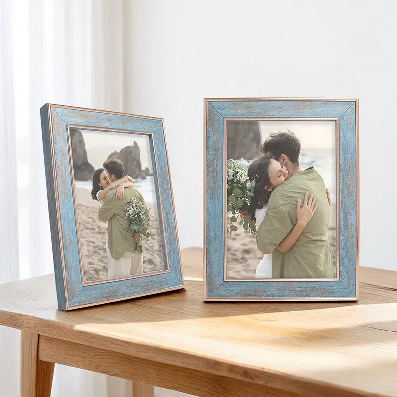 Cobalt PVC Photo Frames - Set Of Two media 1