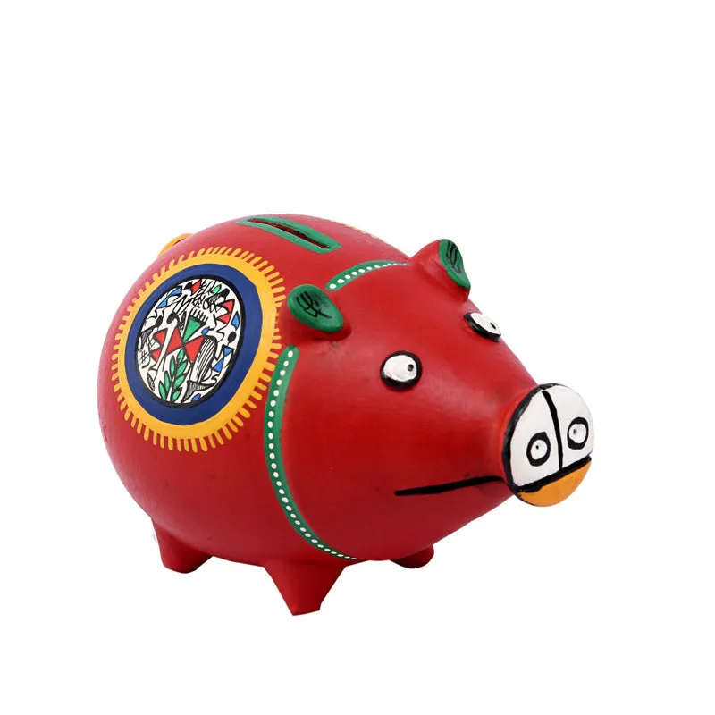 Rufo Red Piggy Bank media 3