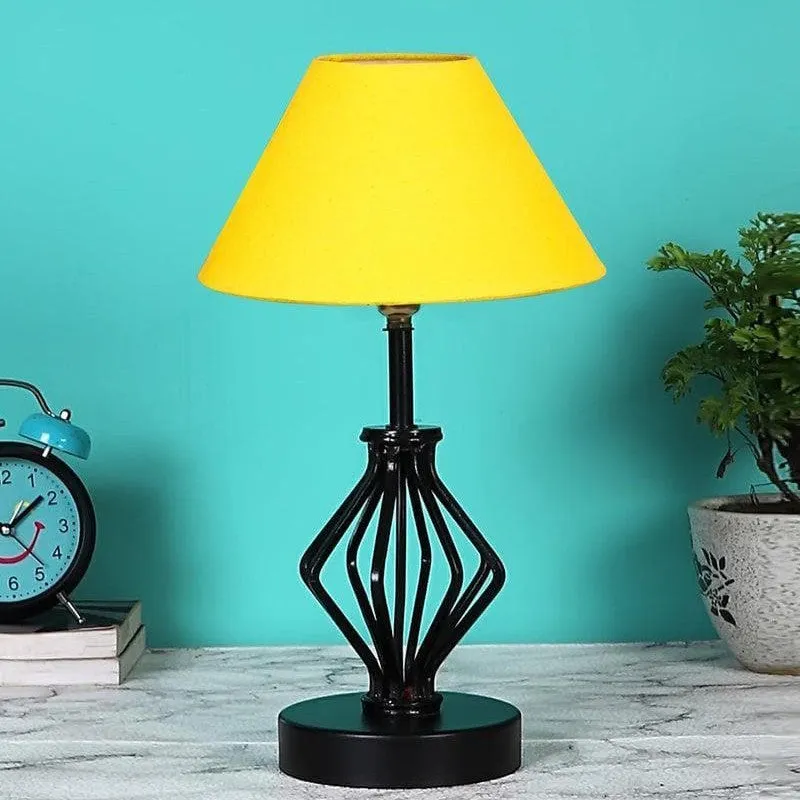 Firefly Fabric Table Lamp - Yellow,Black media 3