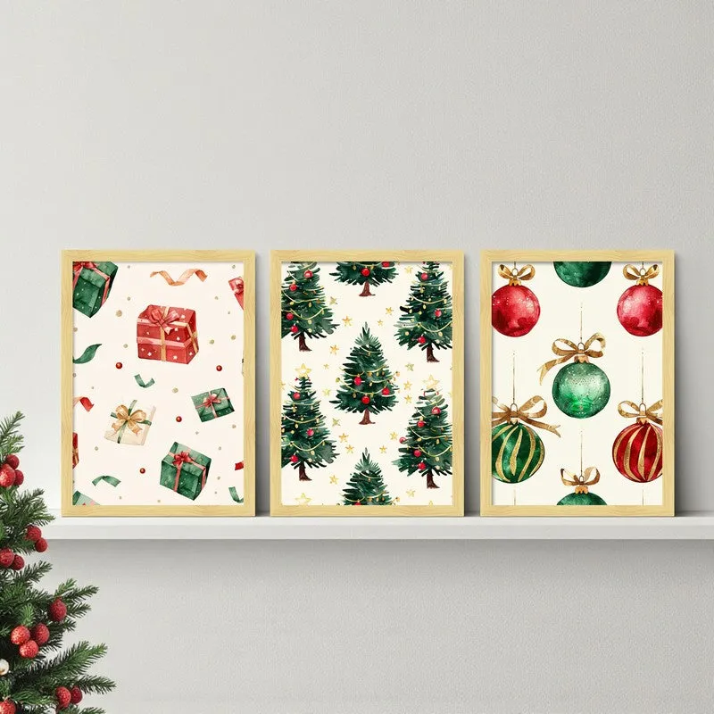 Merrivine Aura Wall Painting - Set Of Three media 5