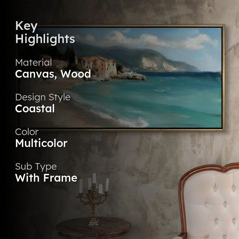 Shoremuse Canvas Wall Painting With Frame media 2