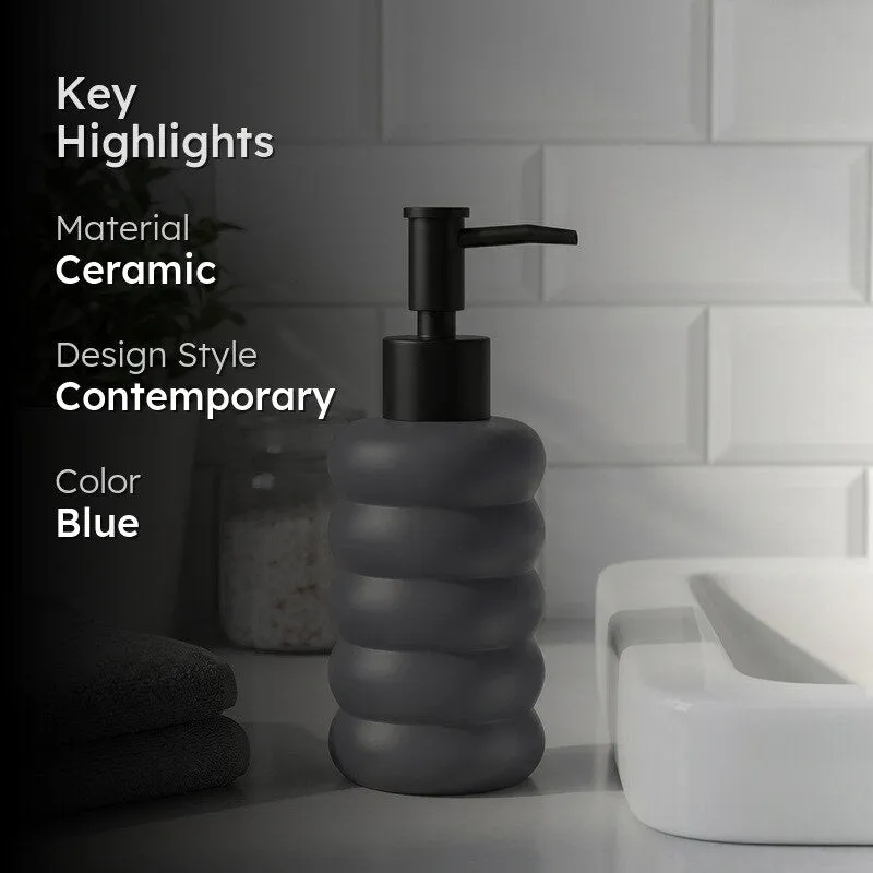 Rioware SoftStone Soap Dispenser (300 ML) - Blue media 2