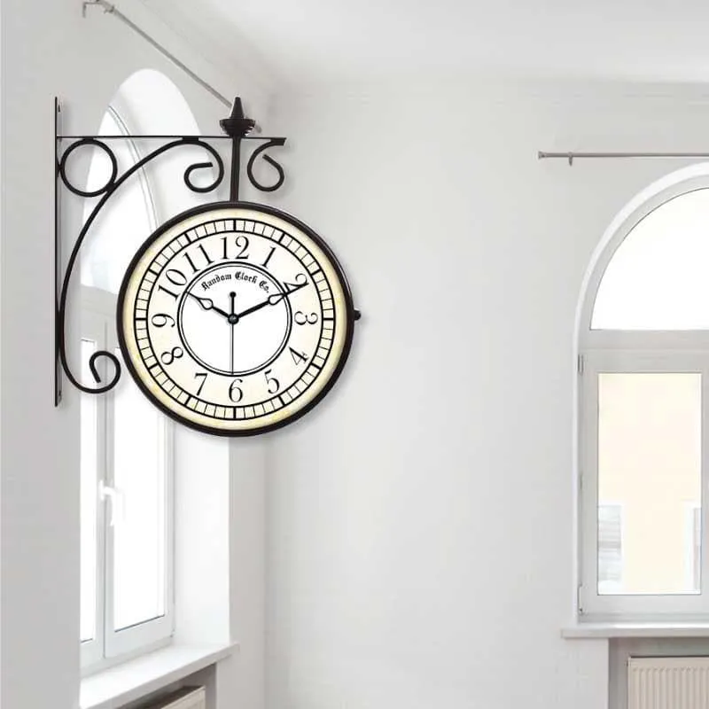 Antique Time Portal Wall Clock media 1