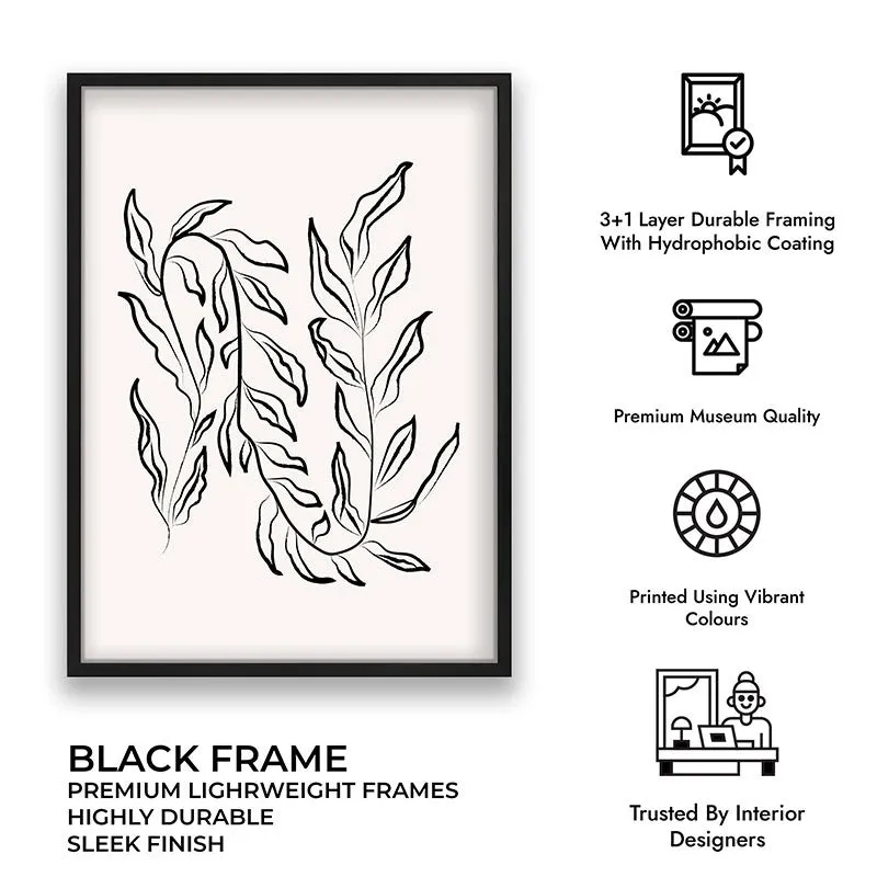 Everleaf Canvas Wall Painting With Black Frame media 9