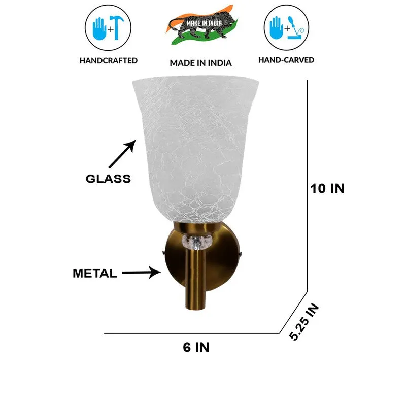 Crystal Bloom Glass Wall Lamp media 9