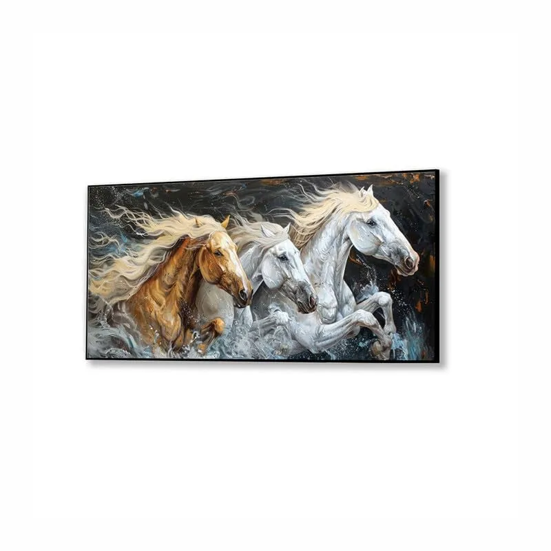 Echoes of the Wild Canvas Wall Painting With Frame media 4