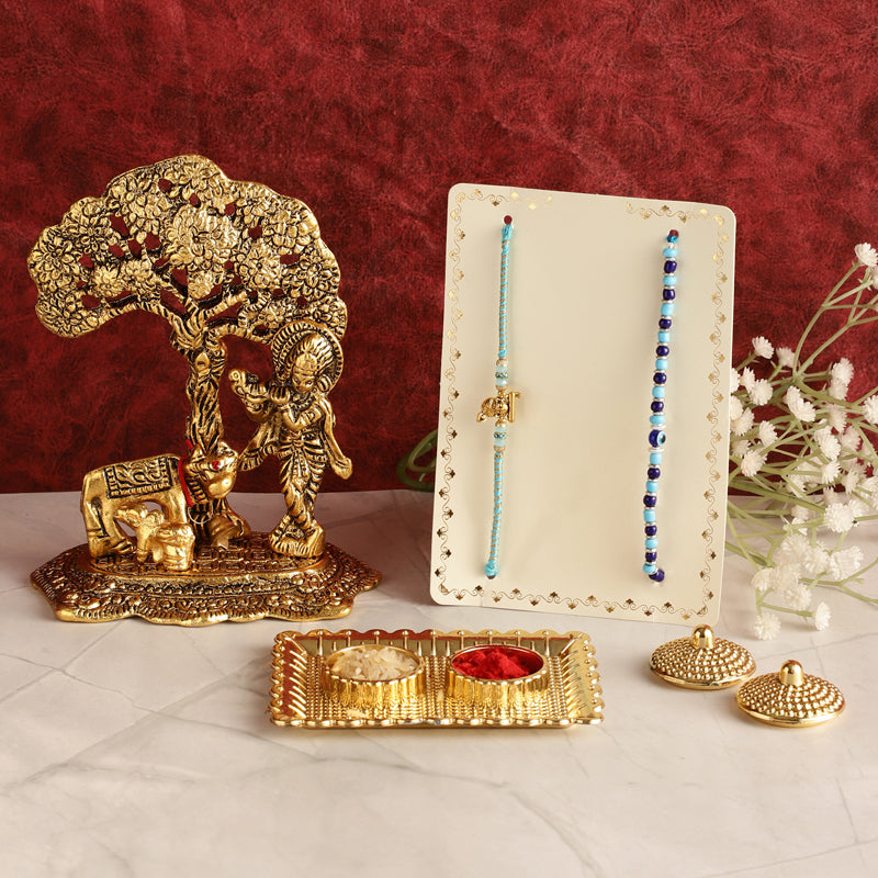 Nandi Krishna Rakhi Hamper