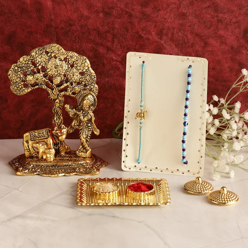 Nandi Krishna Rakhi Hamper media 1