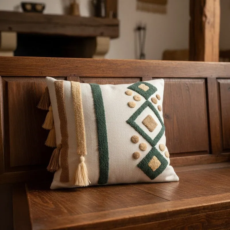 Petra Cotton Tufted Cushion Cover media 6