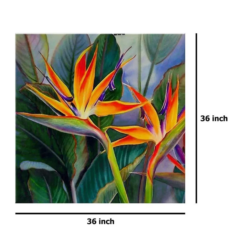 Birds Of Paradise Wall Painting media 8