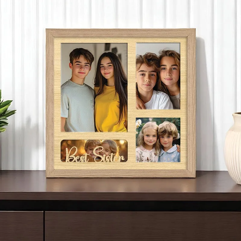 Snapshots Collage Photo Frame - Beige media 1