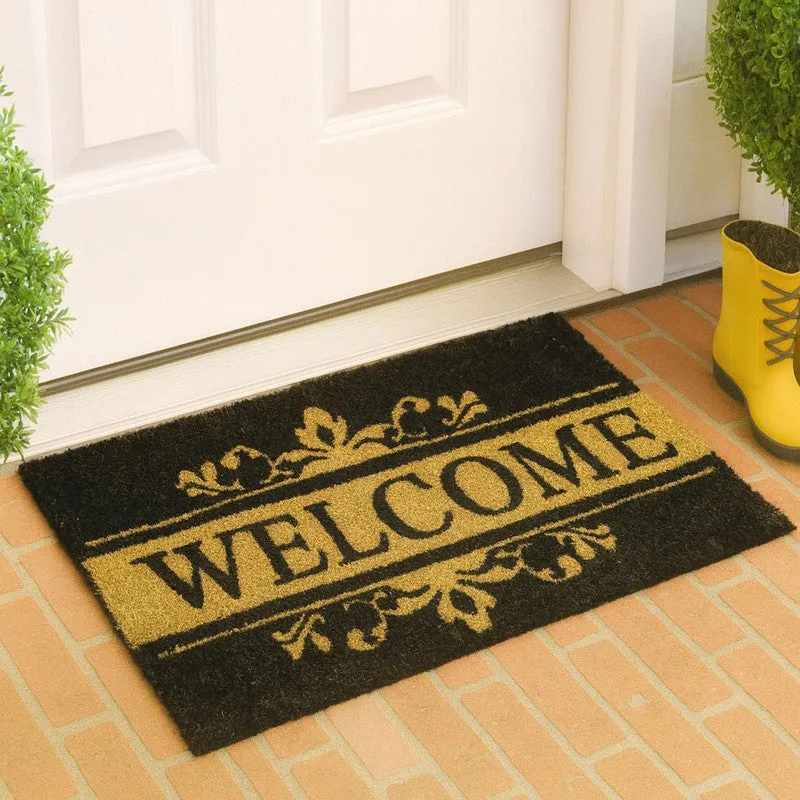 Gold Gate Coir Door Mats - Brown & Black media 1