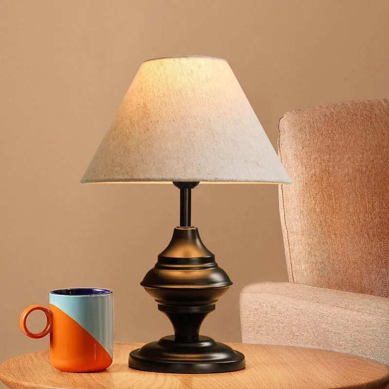 MonoCraft Metal Table Lamp - Beige media 4
