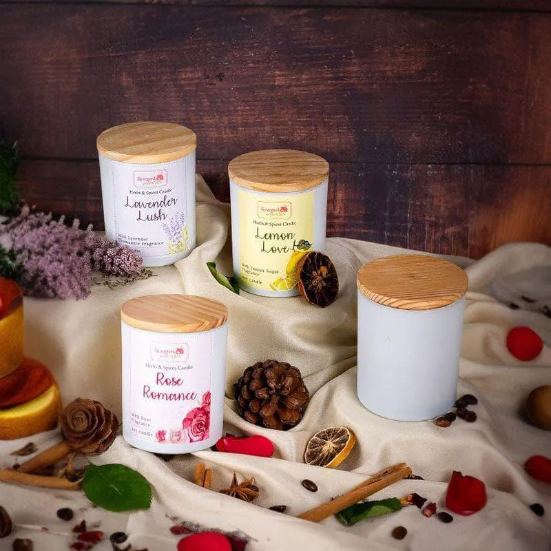 Rose Bloom Scented Soy Wax Candle media 5