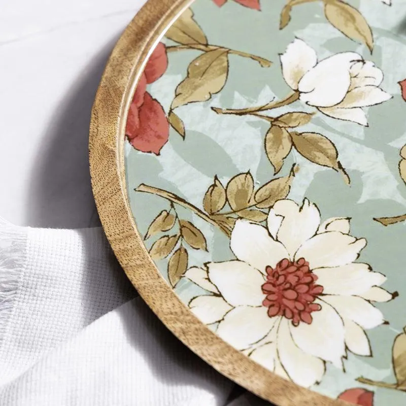 Rosa Rustic Round MDF Platter media 3