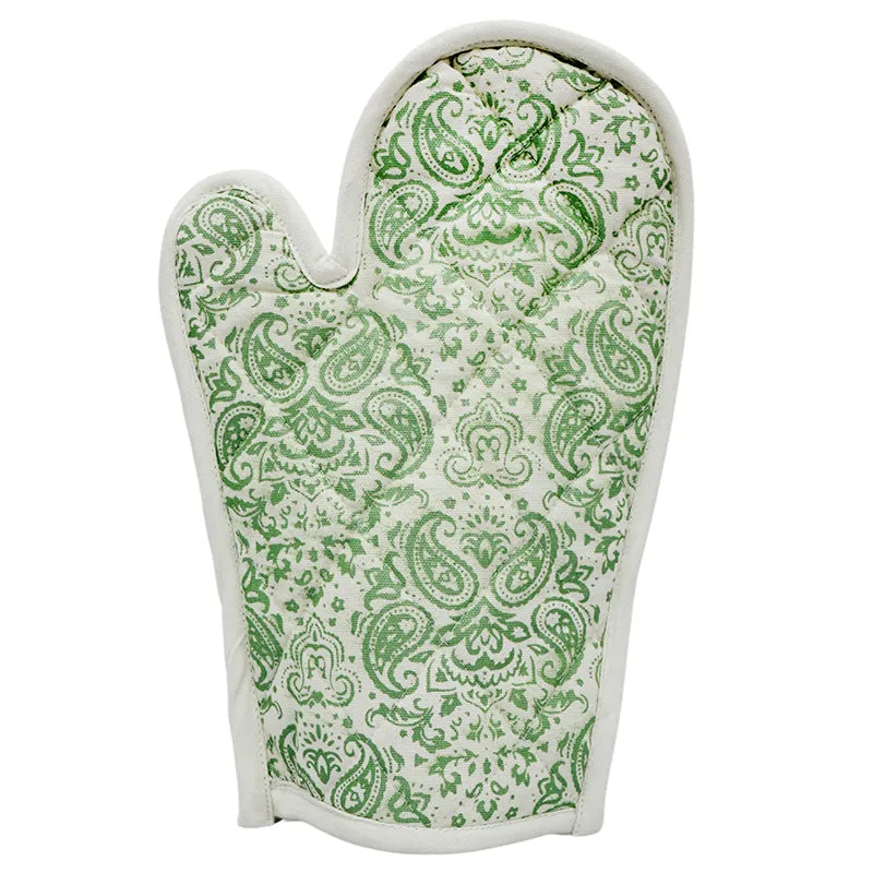 Swayam Tapsi Kitchen Gloves (Green) - Set Of Two media 4